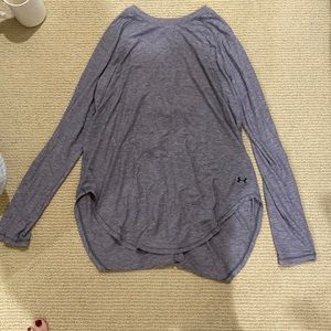 Under Armour Open Back Long Sleeve Tee Sz L
